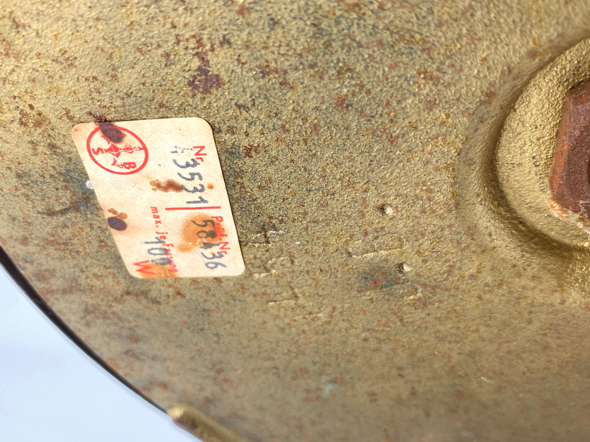 Stehlampe aus Messing "Modell 7454" Holtkötter Leuchten zugeschrieben, 1960er Jahre