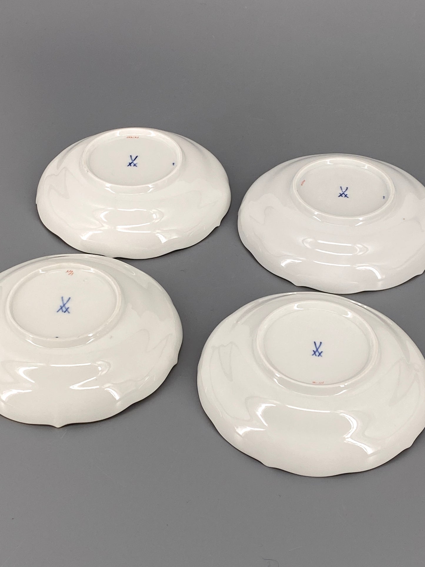 Meissen Porzellan Geschirr Konvolut, Blumendekor