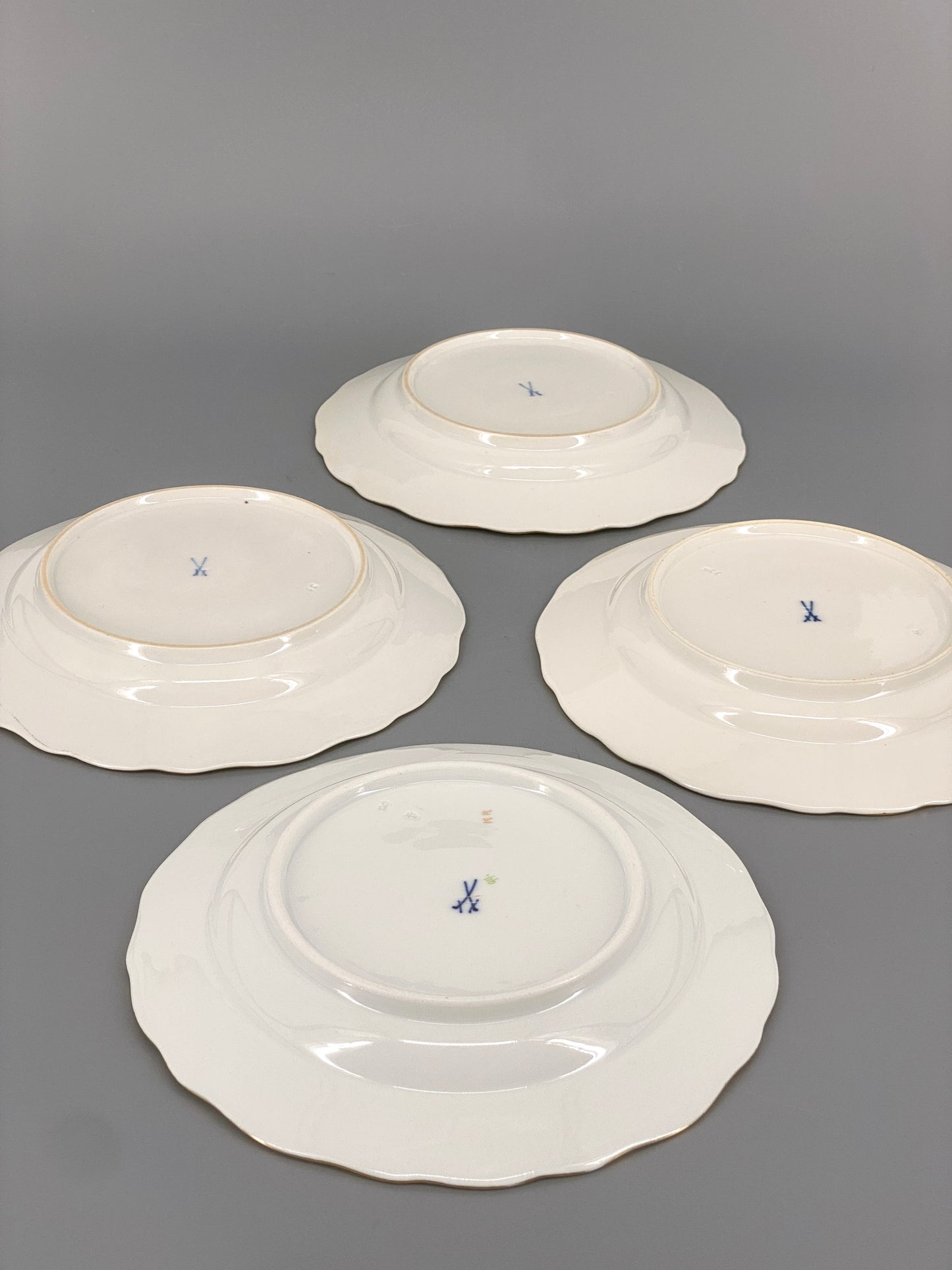 Meissen Porzellan Geschirr Konvolut, Blumendekor