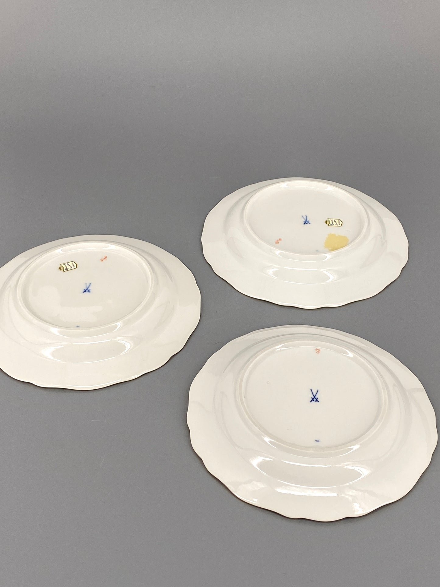 Meissen Porzellan Geschirr Konvolut, Blumendekor