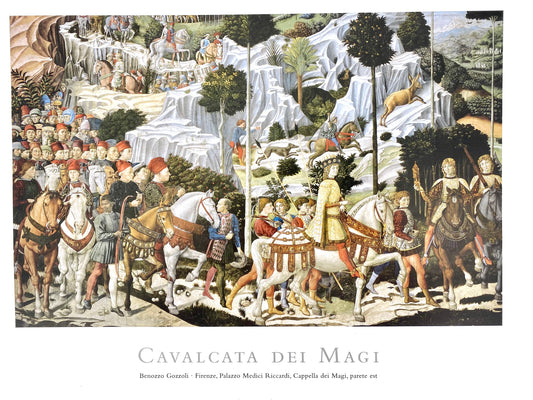 Der Zug des jüngsten Königs - Benetto Gozzolo, Italienischer Kunstdruck