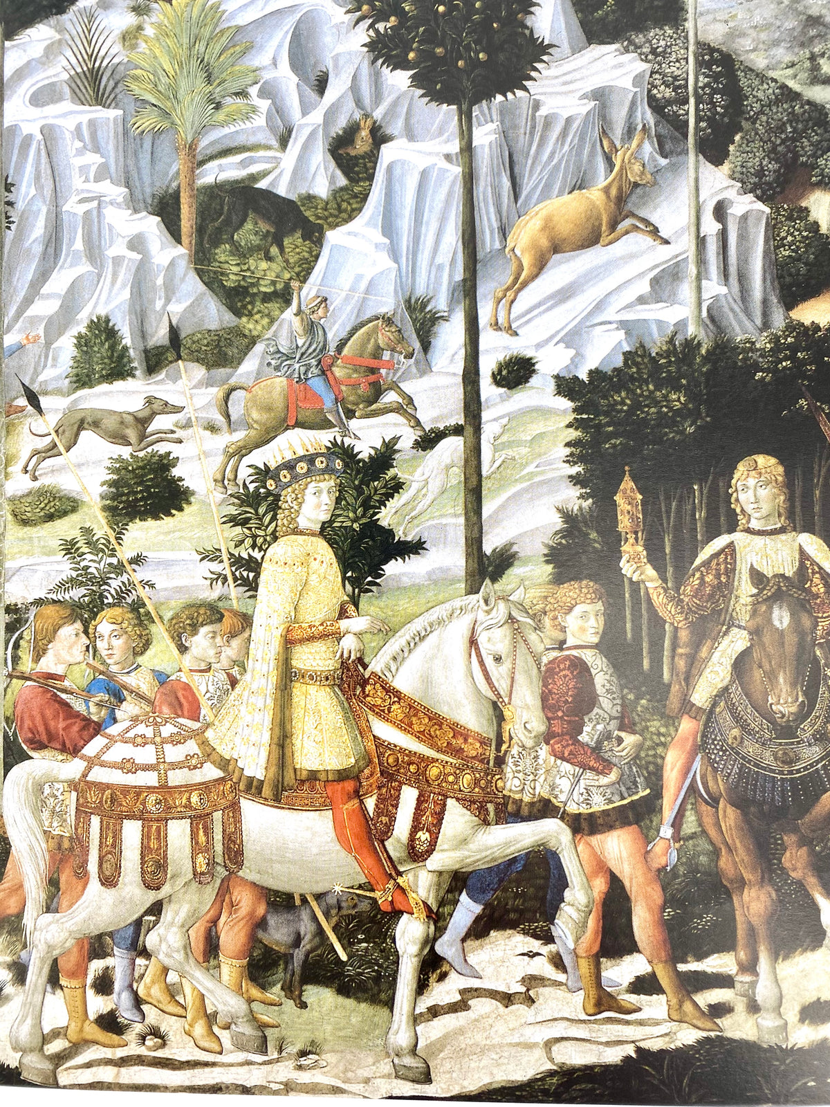 Der Zug des jüngsten Königs - Benetto Gozzolo, Italienischer Kunstdruck