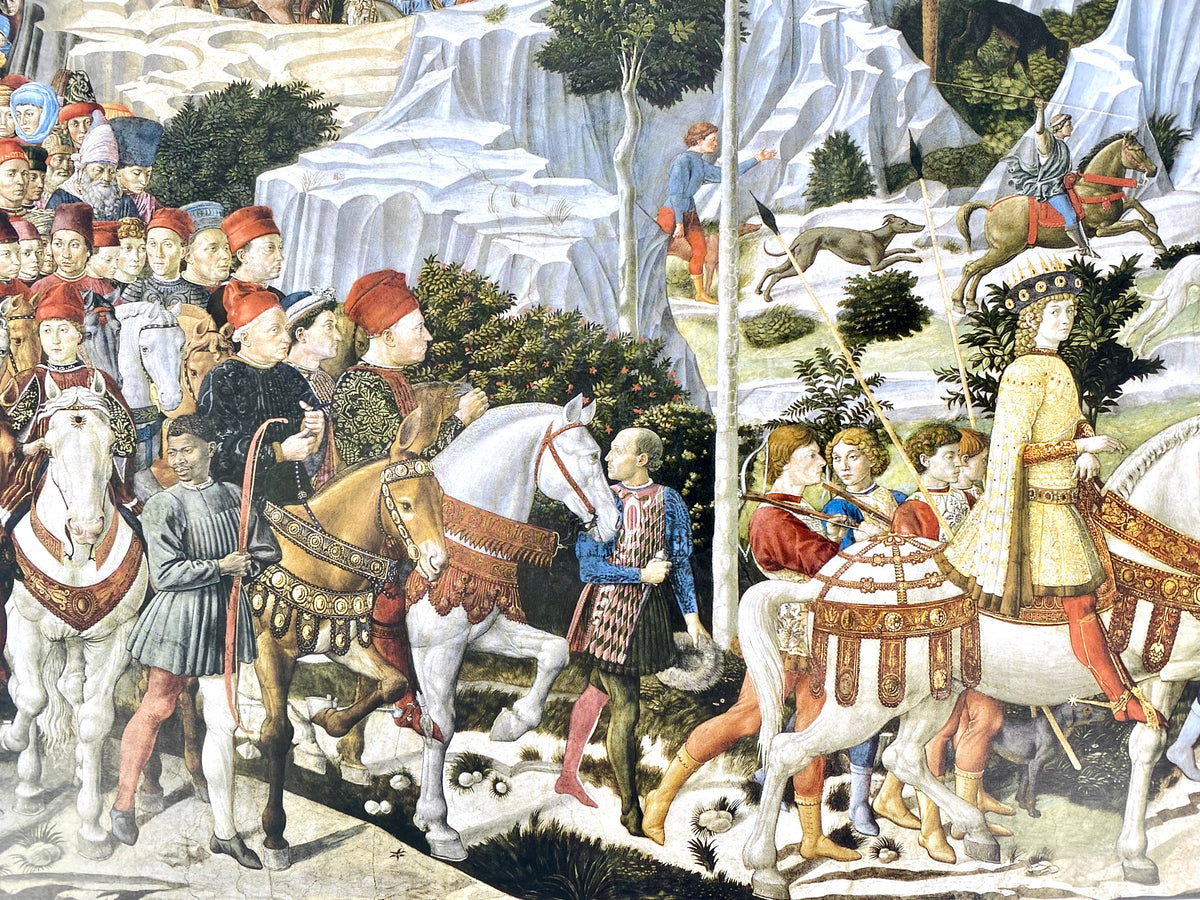 Der Zug des jüngsten Königs - Benetto Gozzolo, Italienischer Kunstdruck