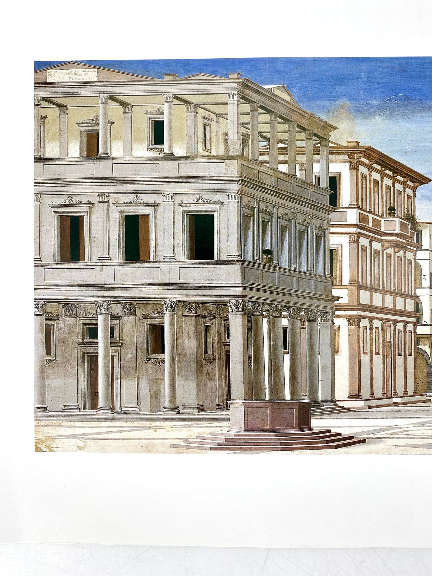 Die Ideale Stadt - Urbino. Italienischer Kunstdruck, Ausstellungsposter Palazzo Strozzi