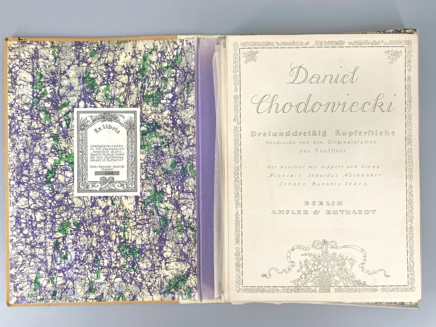 Sammlung Kupferstiche Daniel Chodowiecki, Künstlermappe