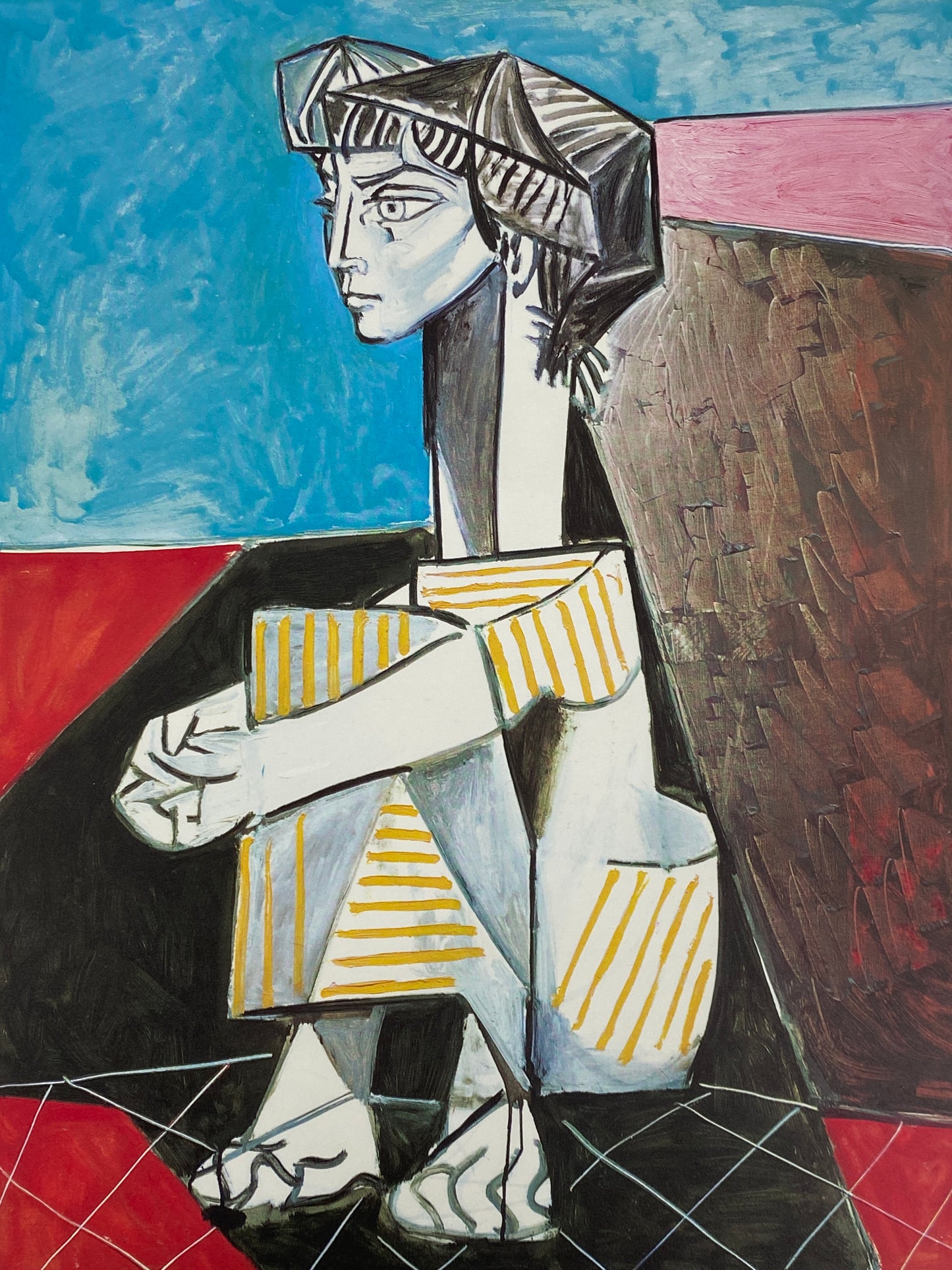 Ausstellungsplakat "hommage à pablo picasso", Paris, 1966