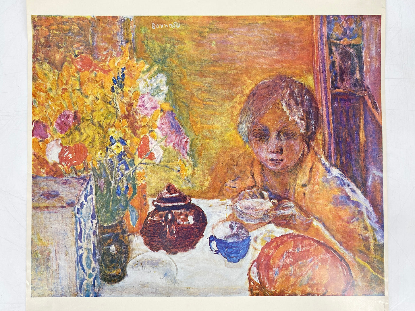 Plakat zur Jubiläumsausstellung Pierre Bonnard mit "Le Déjeuner", Paris, 1967