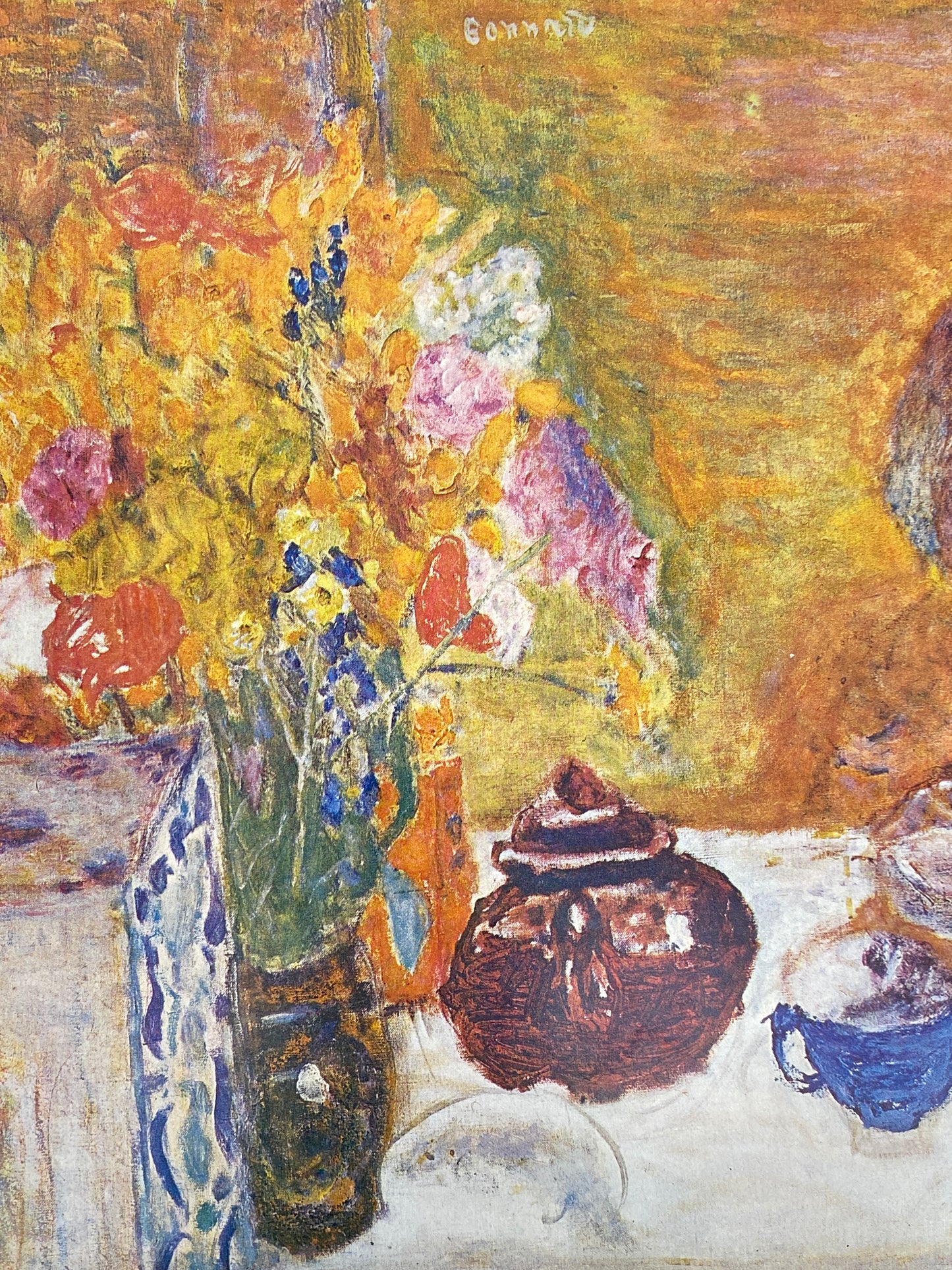 Plakat zur Jubiläumsausstellung Pierre Bonnard mit "Le Déjeuner", Paris, 1967