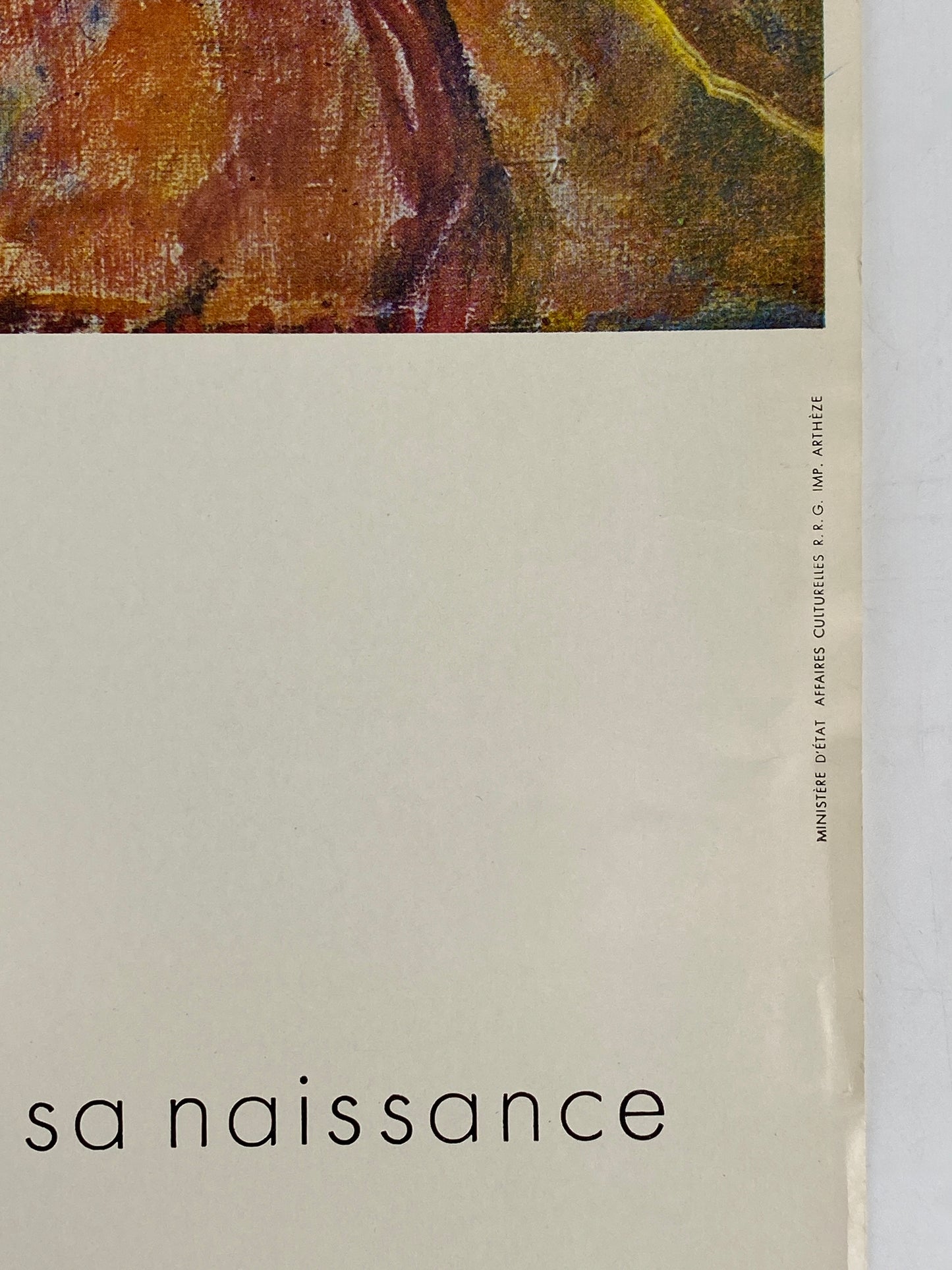 Plakat zur Jubiläumsausstellung Pierre Bonnard mit "Le Déjeuner", Paris, 1967