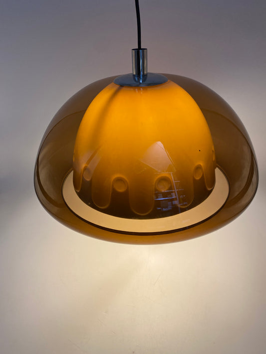 Deckenlampe Space Age Design von MEBLO aus Italien, 1970er