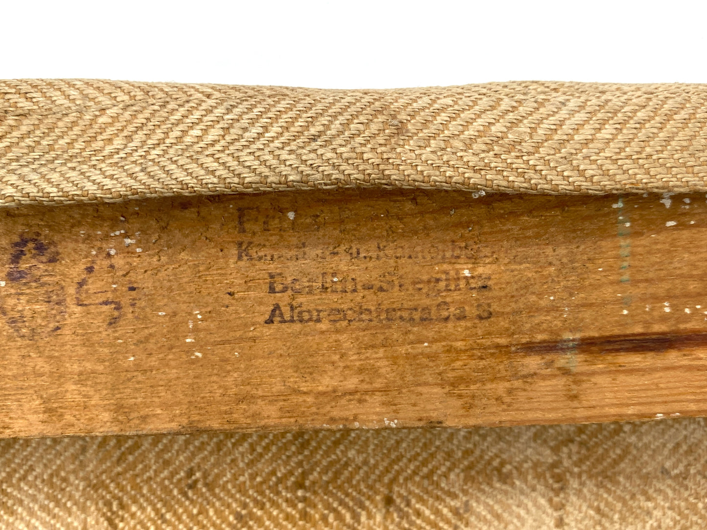 Ölgemälde von der Garnisonkirche in Potsdam auf Leinwand, unvollendet