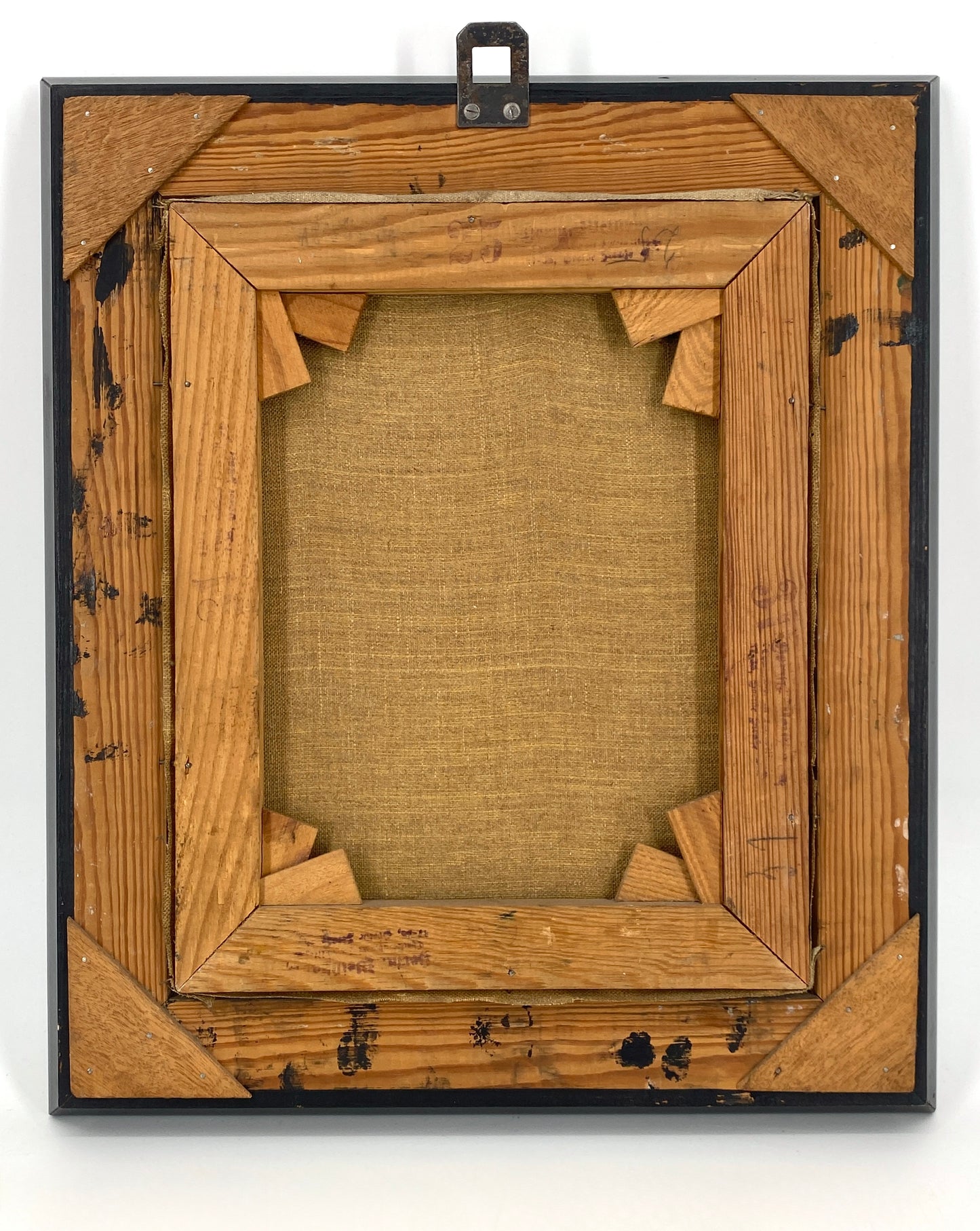 Portrait eines Rappen, gerahmtes Ölgemälde aus den 1930ern