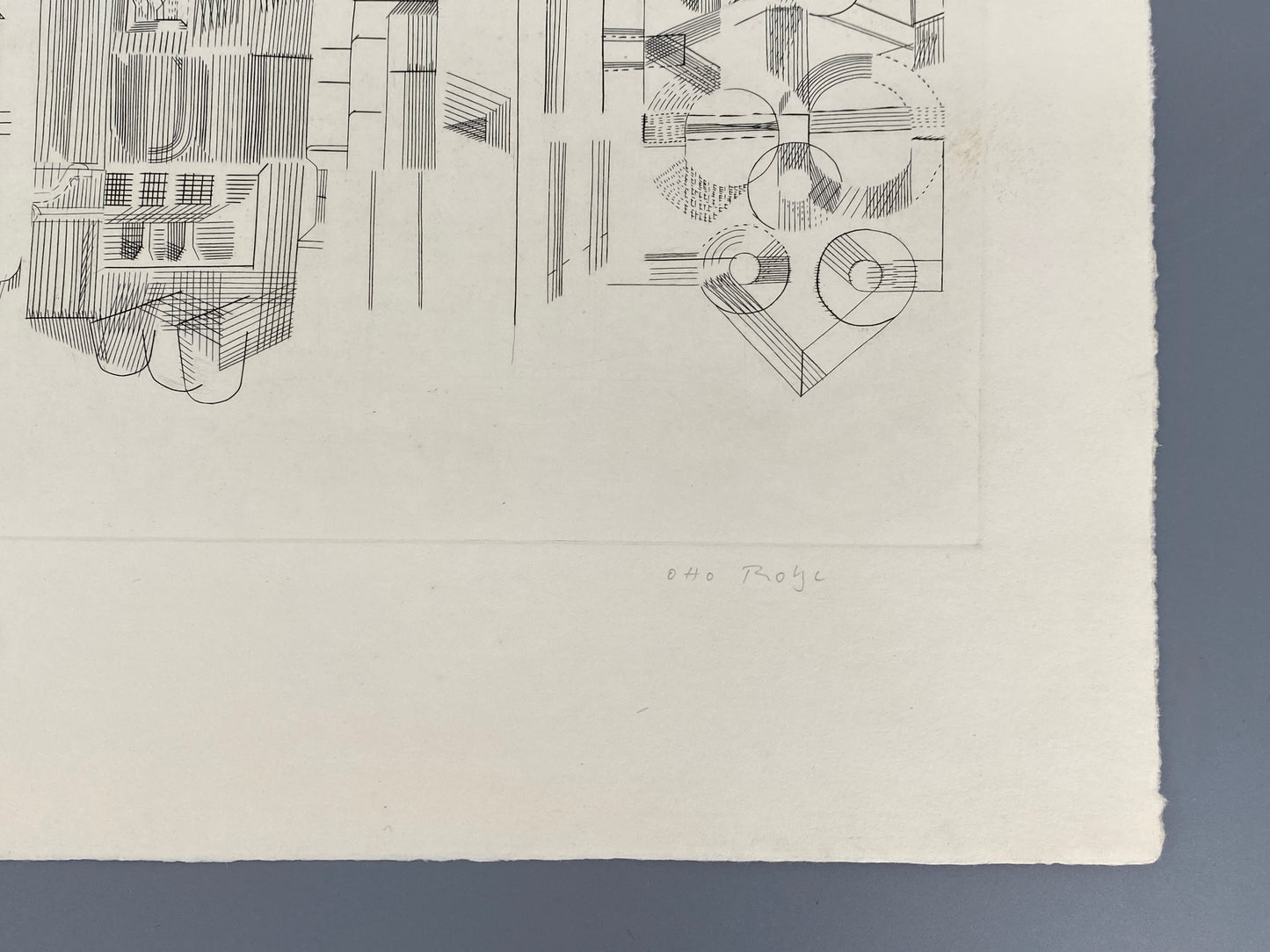 signierter Kupferstich von Otto Rohse "Canal Grande II", 1963