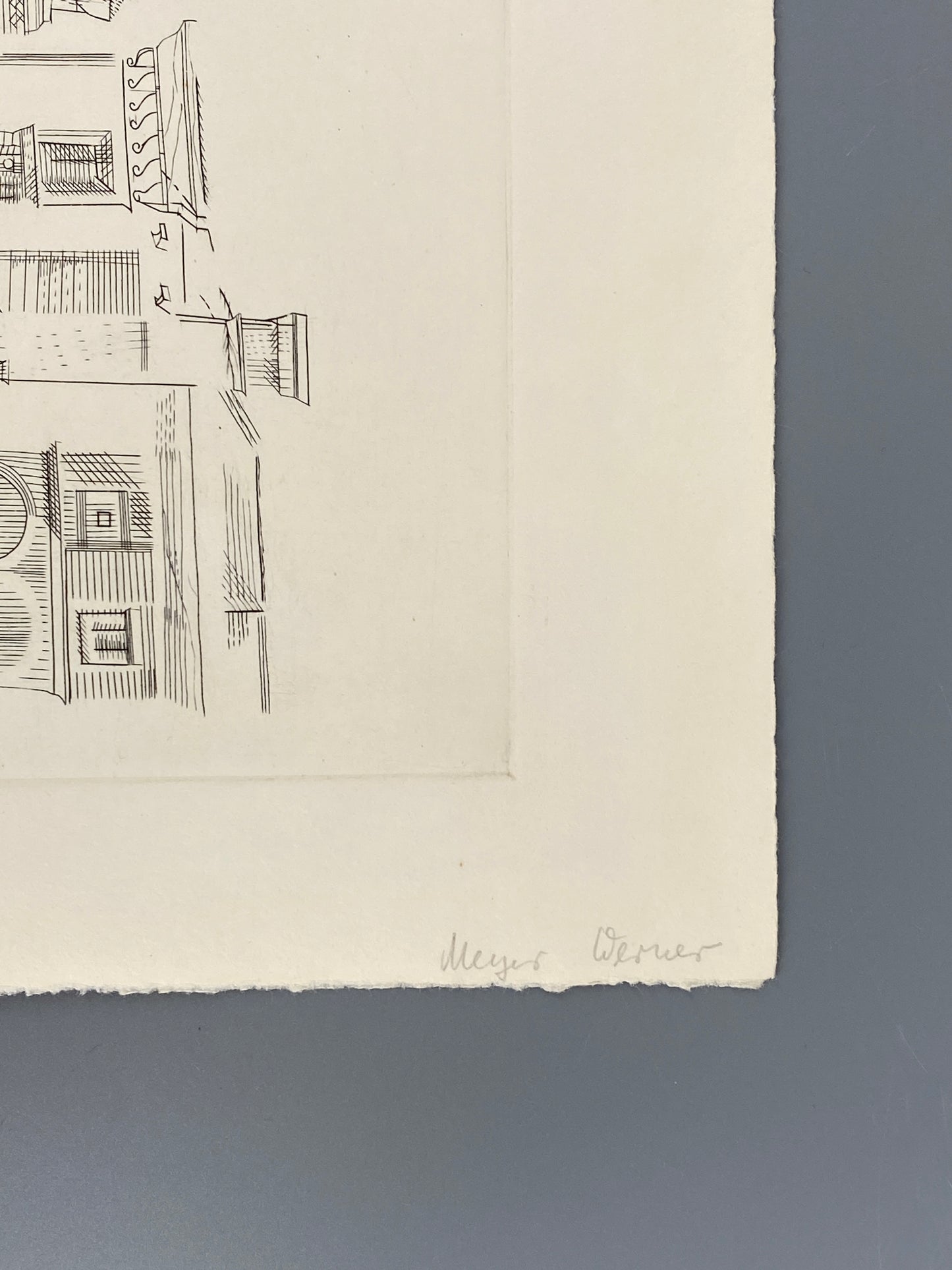 signierter Kupferstich von Otto Rohse "Canal Grande II", 1963
