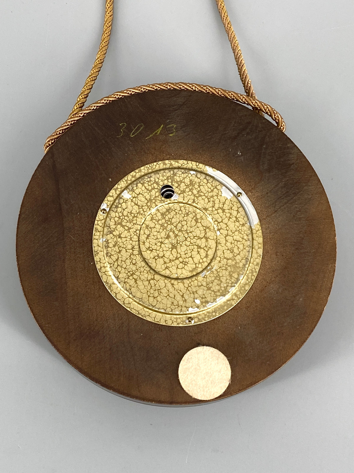 rundes Wandbarometer von SFV aus Holz, misst den Luftdruck, Deutschland