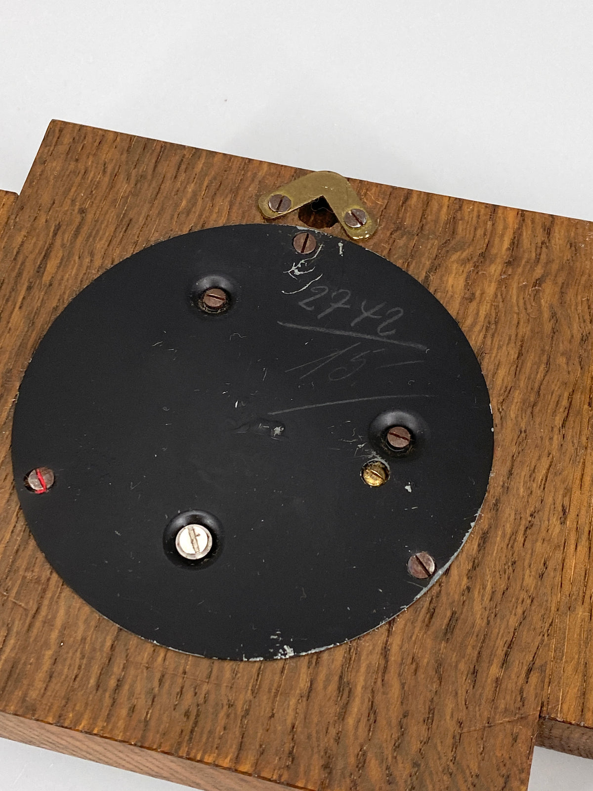 Art Deco Wandbarometer aus Holz, Aachen