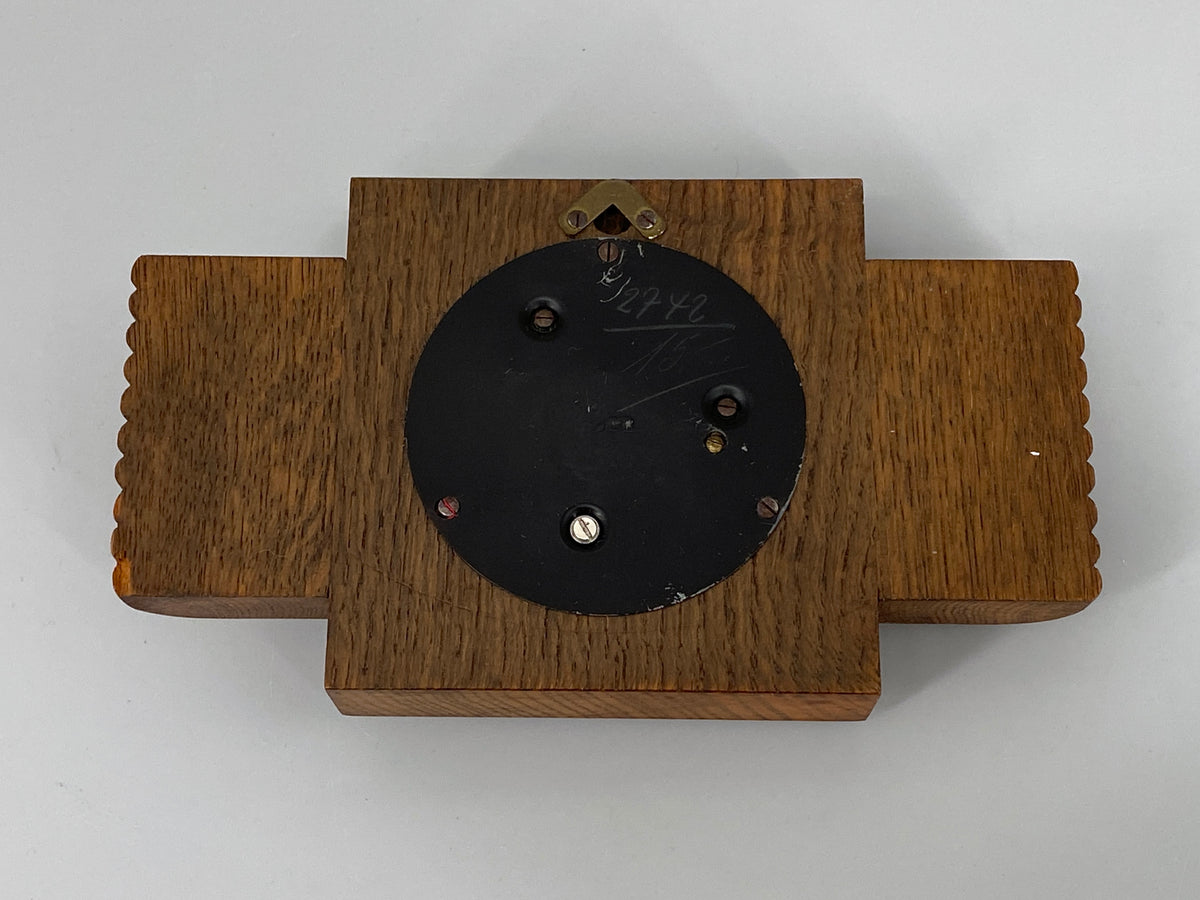 Art Deco Wandbarometer aus Holz, Aachen