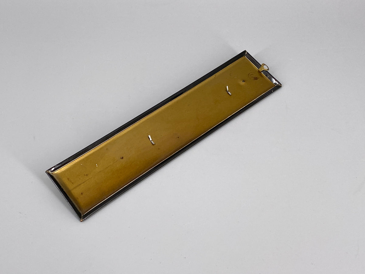 Wand Thermometer mit Kaffeetasse im Jugenstil