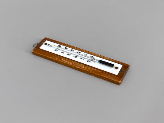 kleines Wand Thermometer aus Holz