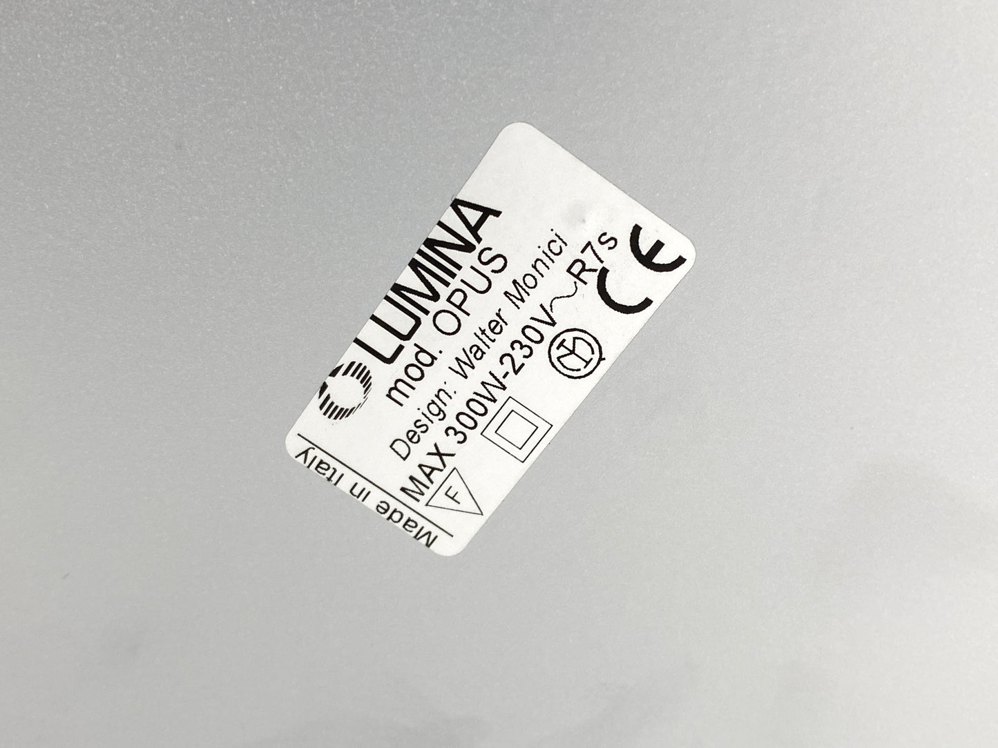 Dimmbare Stehlampe "Opus Terra" von Walter Monici für Lumina, Italien 1986