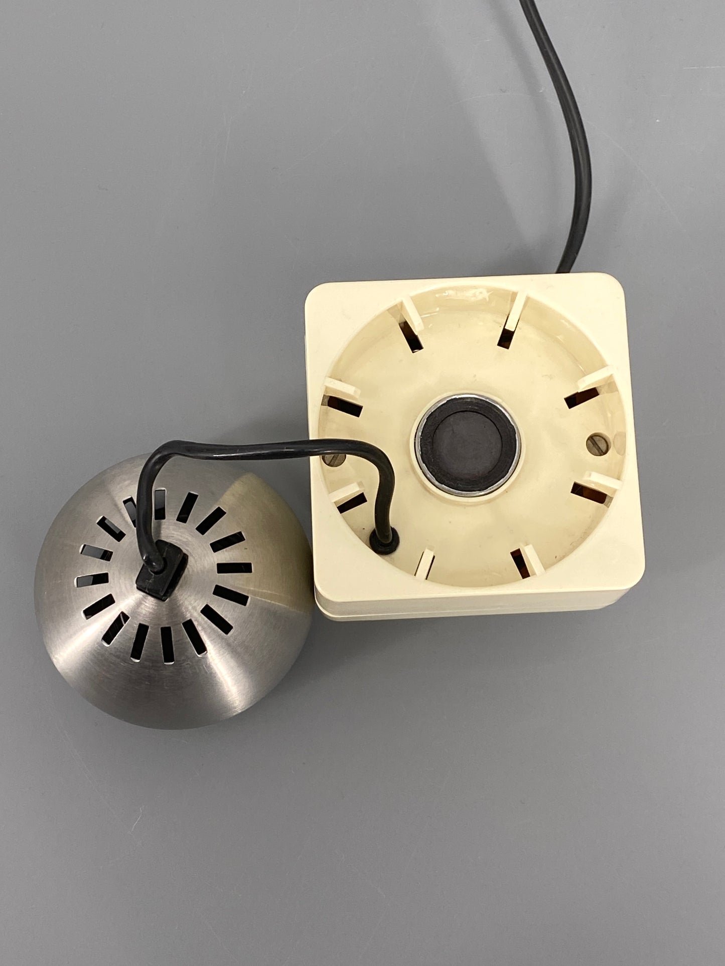 Magnetische Minispot Lampe Beige "41601" von Dieter Witte für Osram, Deutschland, 1970er Jahre