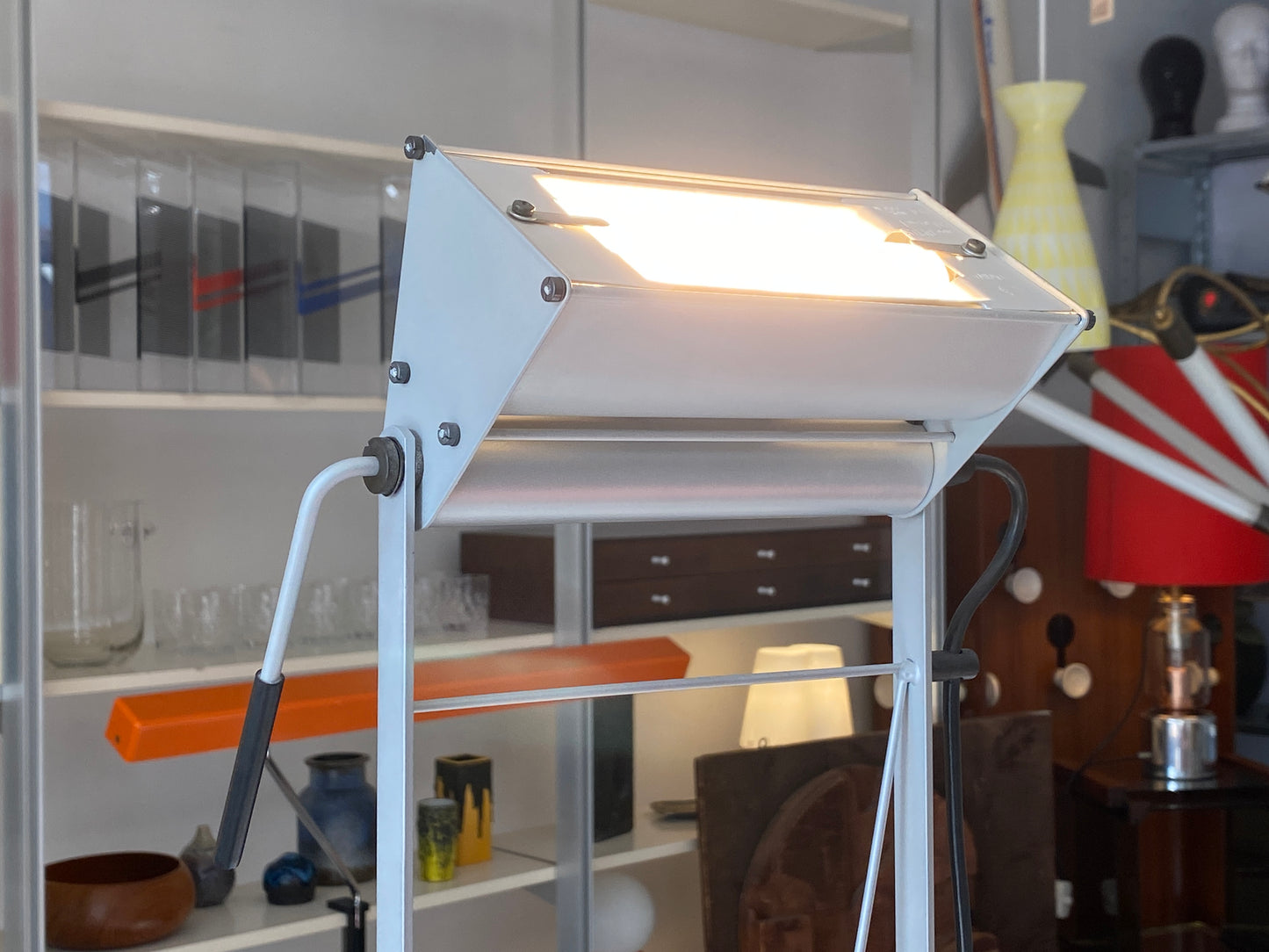 Dimmbare Stehlampe "Opus Terra" von Walter Monici für Lumina, Italien 1986