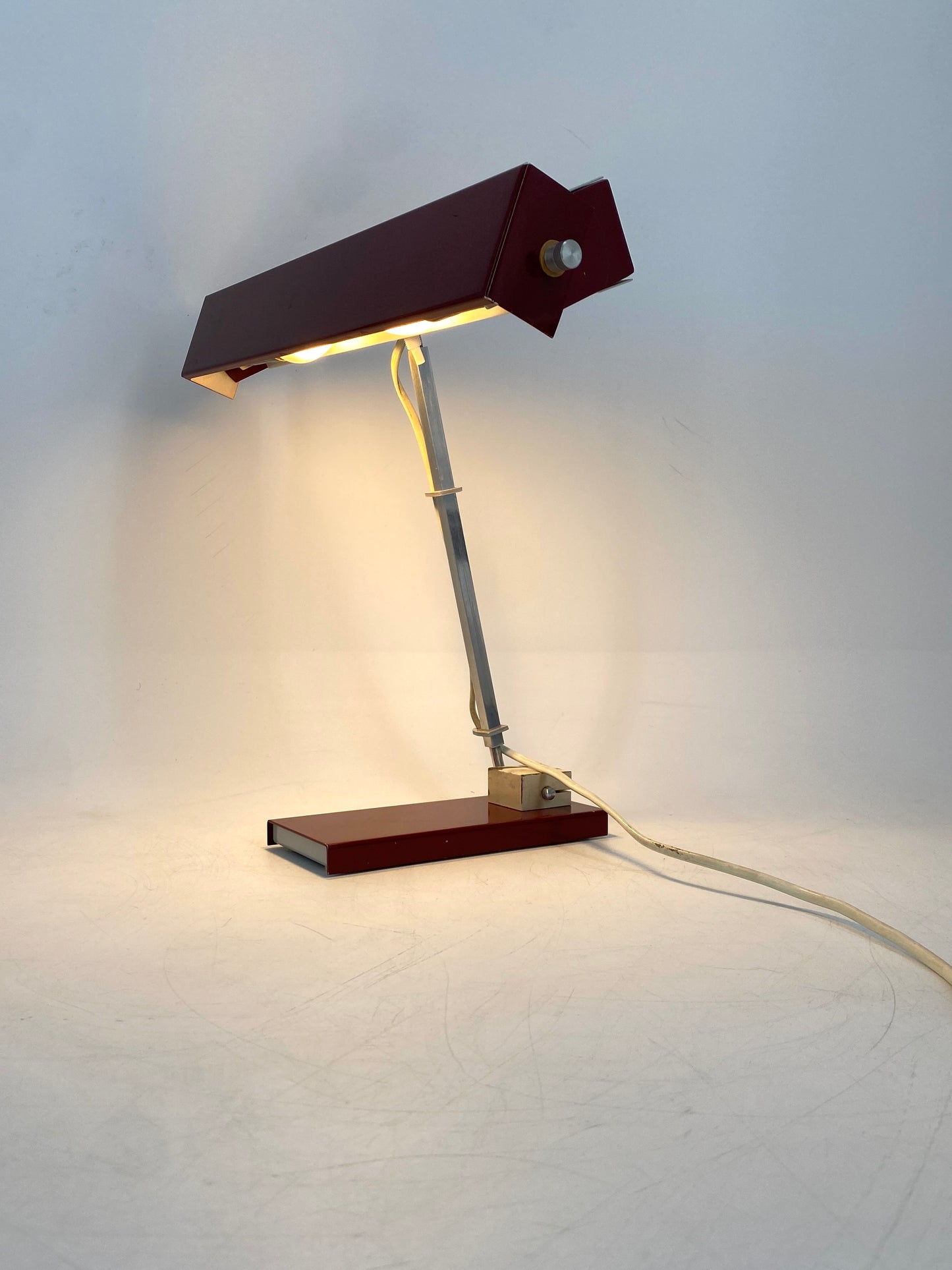 DDR Schreibtischlampe von Klaus Musinowski für VEB Halle