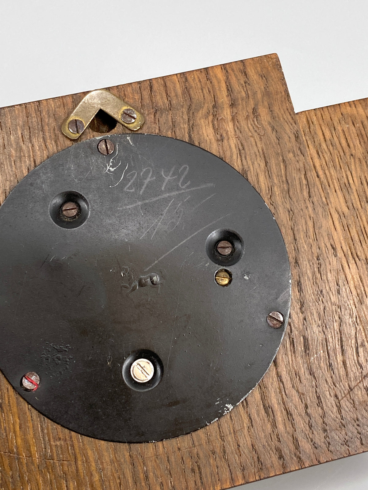 Art Deco Wandbarometer aus Holz, Aachen