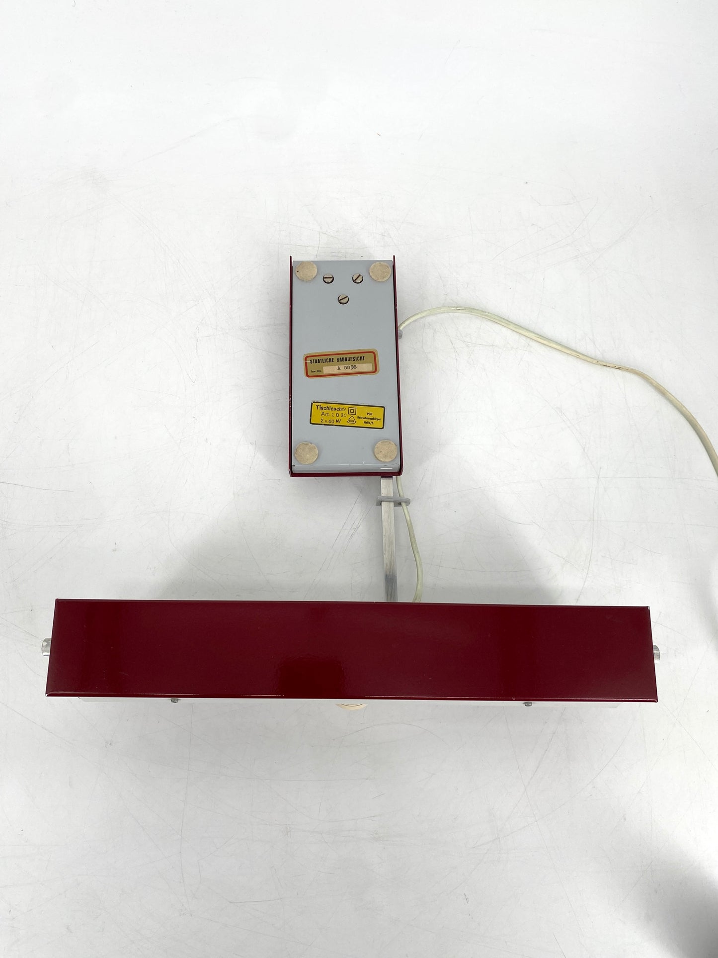 DDR Schreibtischlampe von Klaus Musinowski für VEB Halle