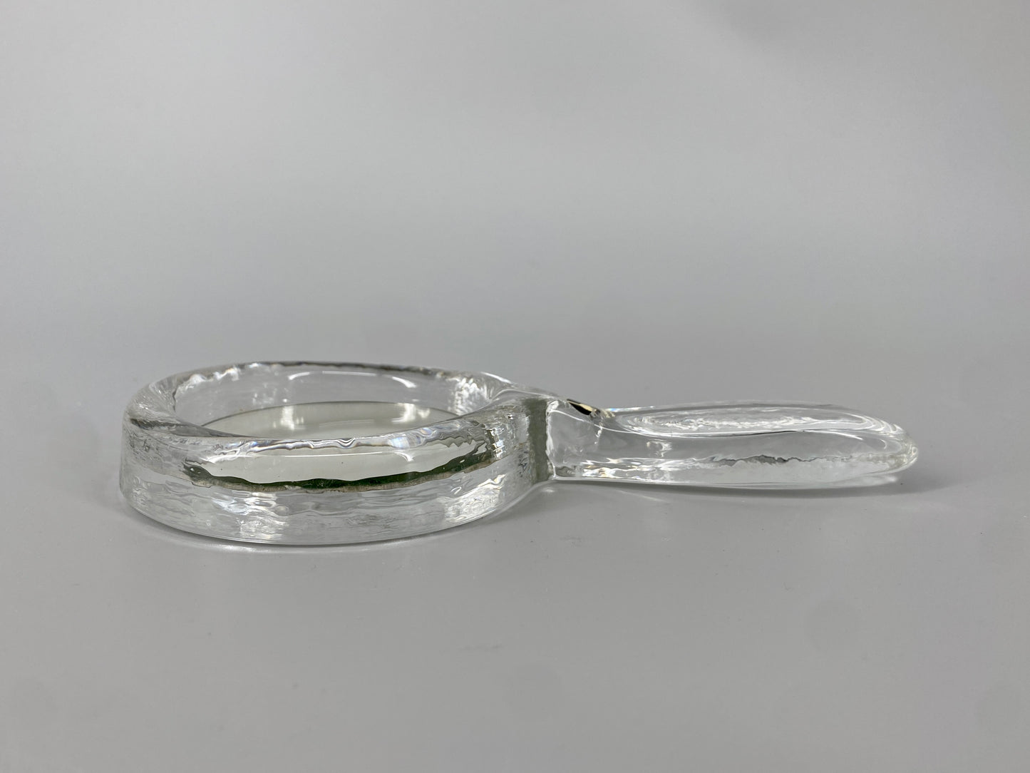 Handspiegel aus Glas von Pukeberg, Schweden, 1960er Jahre