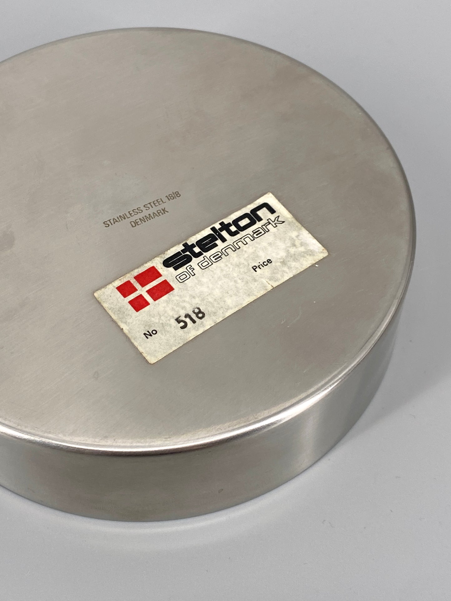 "Cylinda" Aschenbecher aus Edelstahl von Stelton,  Peter Holmblad und Arne Jacobsen, Dänemark, 1967