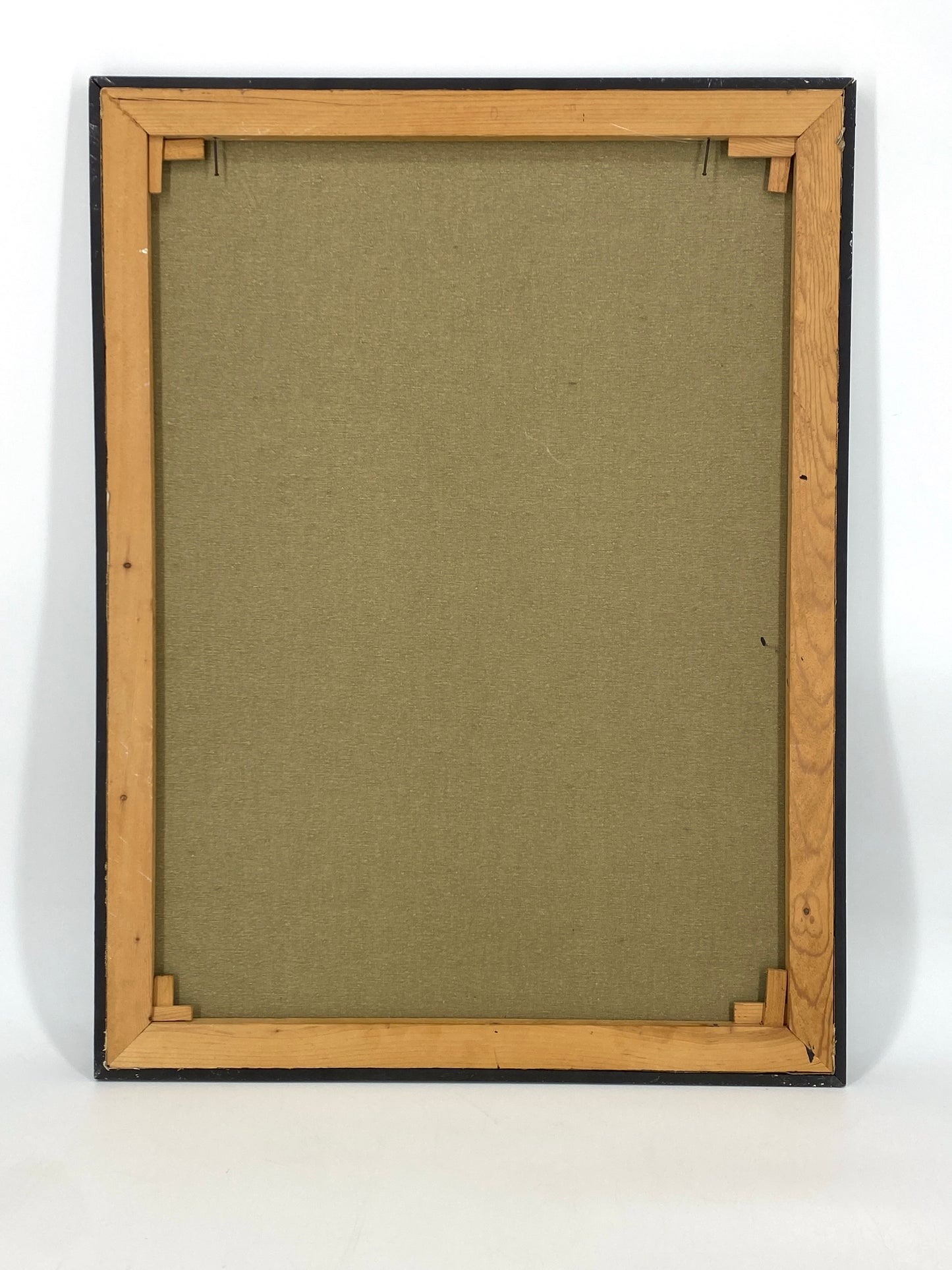 Zwei Acrylgemälde in Schwarz, abstrakte Kompositionen aus dem Jahr 1985, monogrammiert