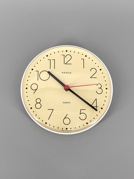 Wanduhr von Kienzle, Quartz Uhrwerk, Deutschland, 70er