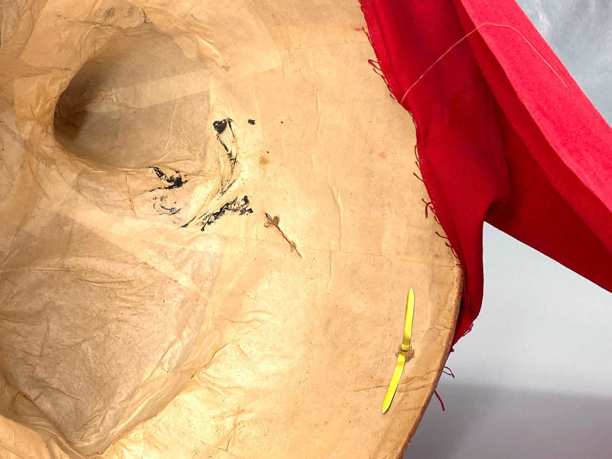 chinesische Drachenkopf Maske aus Pappmaché "Löwentanz", 20. Jahrhundert