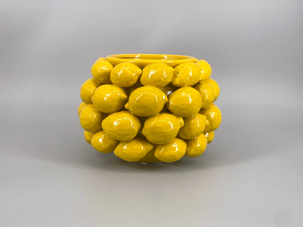 Zitronen Vase / Blumentopf von Des Pots
