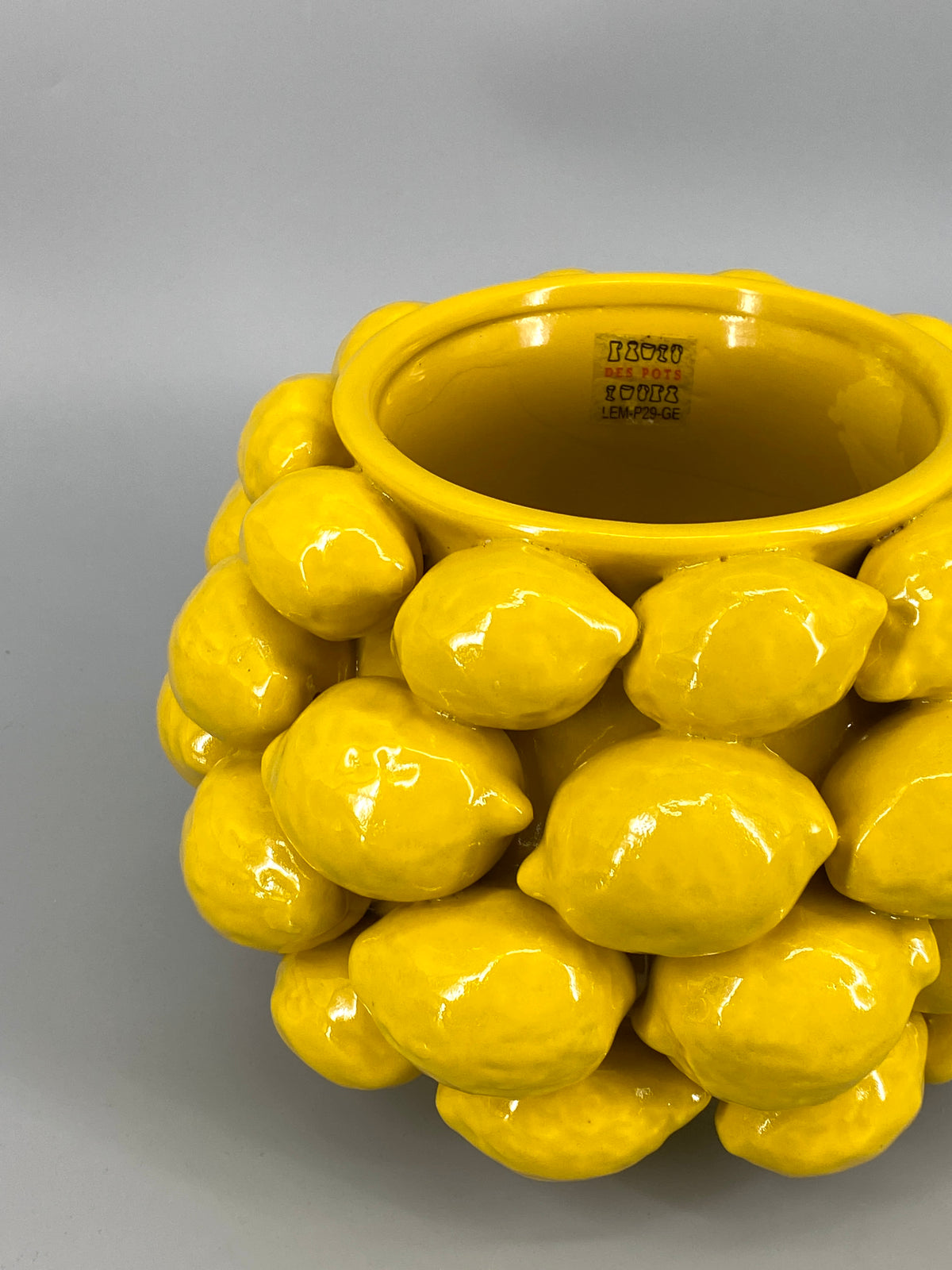Zitronen Vase / Blumentopf von Des Pots