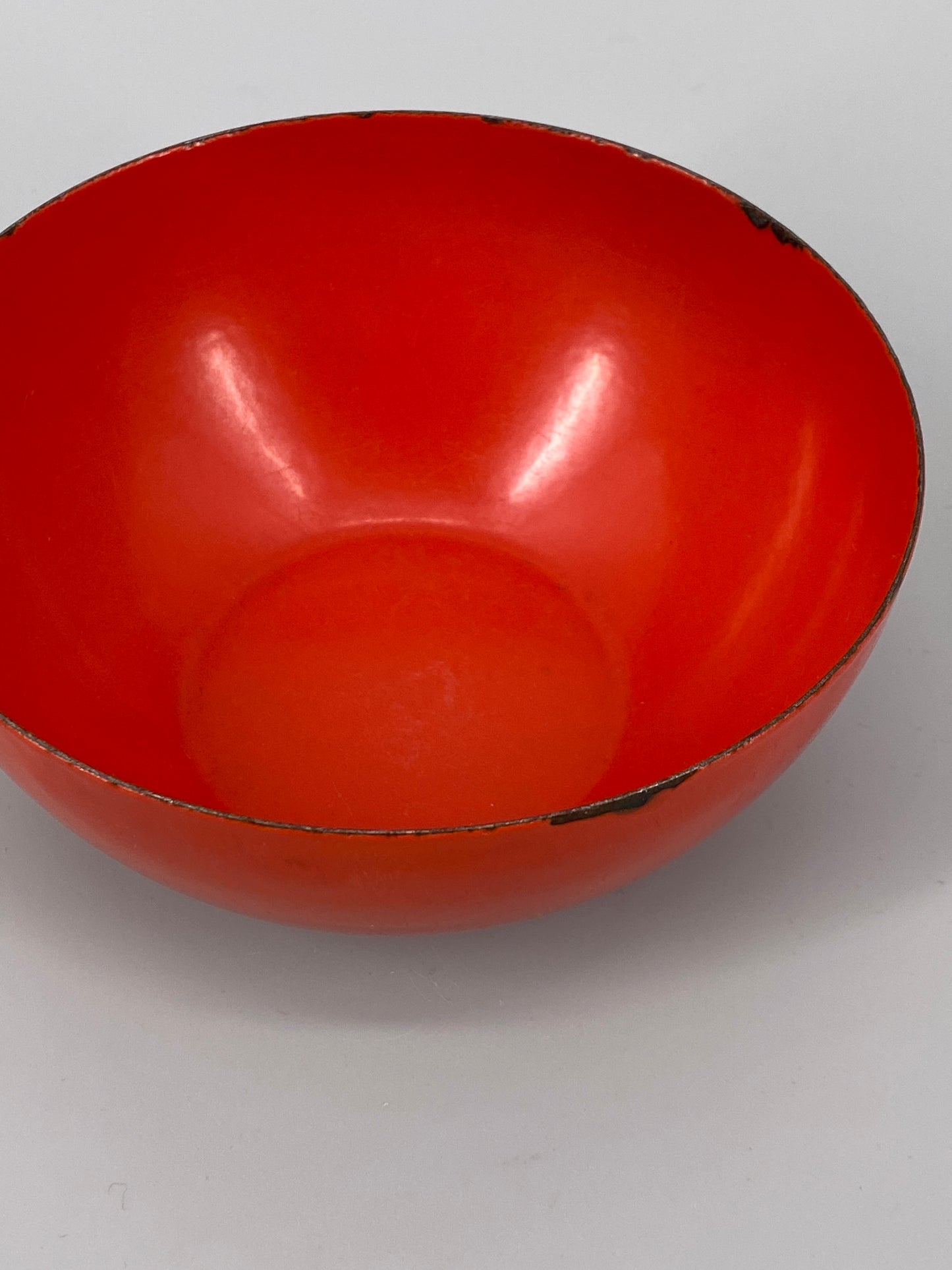 Mid Century Emaille Schalen von Kaj Franck für Finel, Finnland, 60er