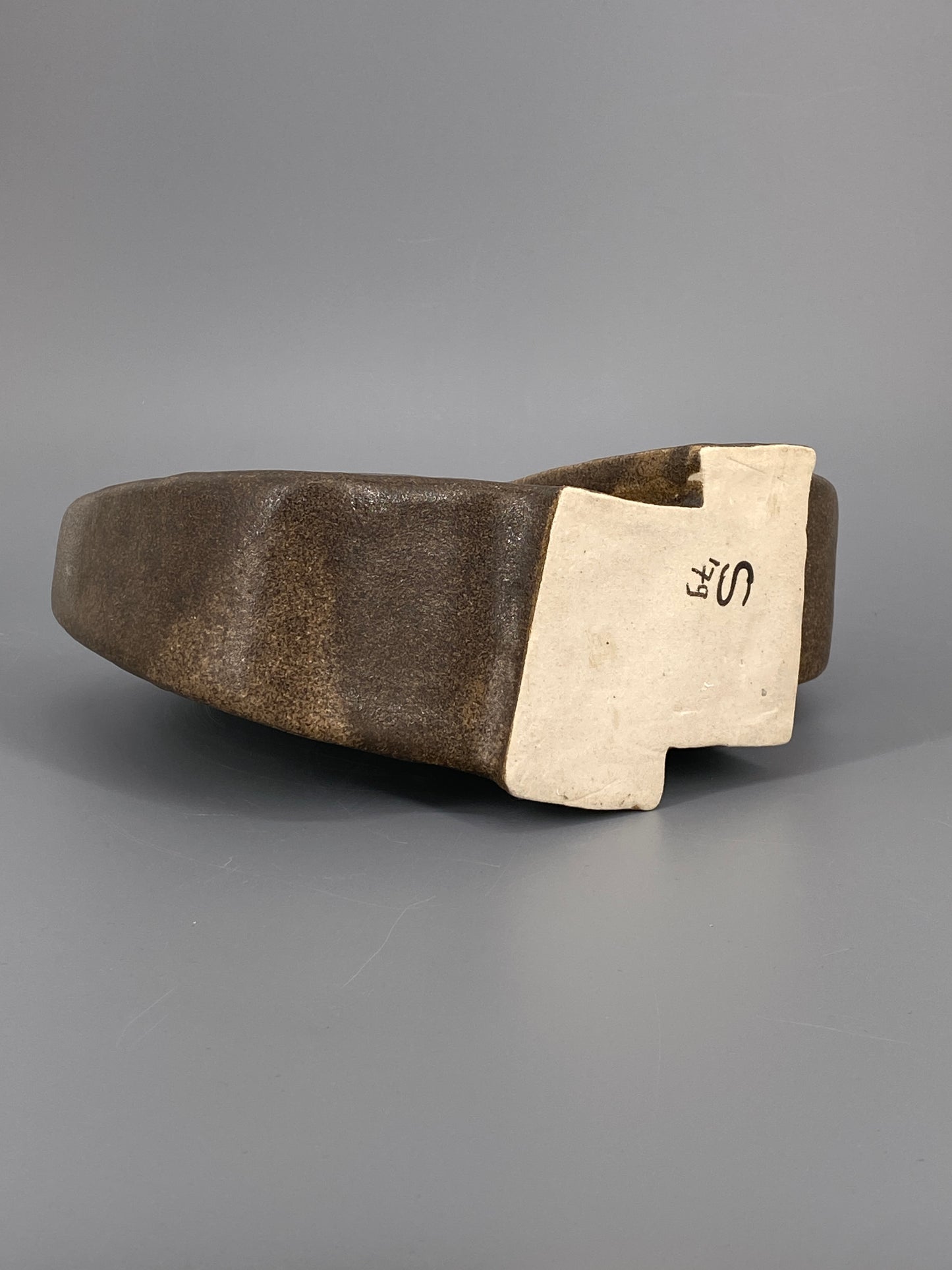Brutalistische Studiokeramik Vase, Doppelvase, 1979
