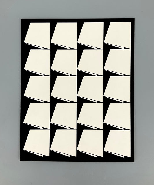 Siebdruck von Imre Kocsis (1937–1991), 1972 (Konkrete und serielle Kunst)