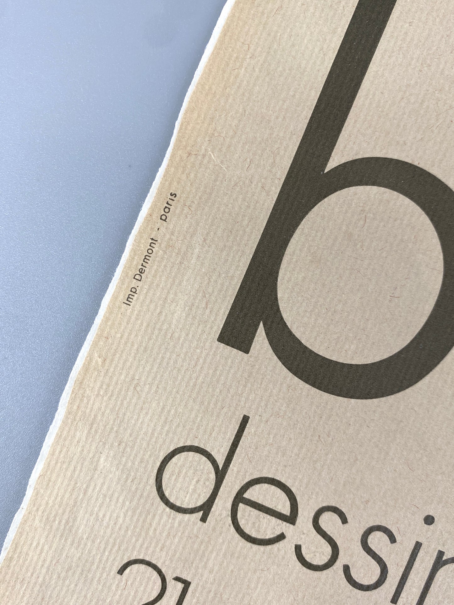 Ausstellungsplakat "Balthus. Dessins et Aquarelles" aus Paris, Galerie Claude Bernard 1971