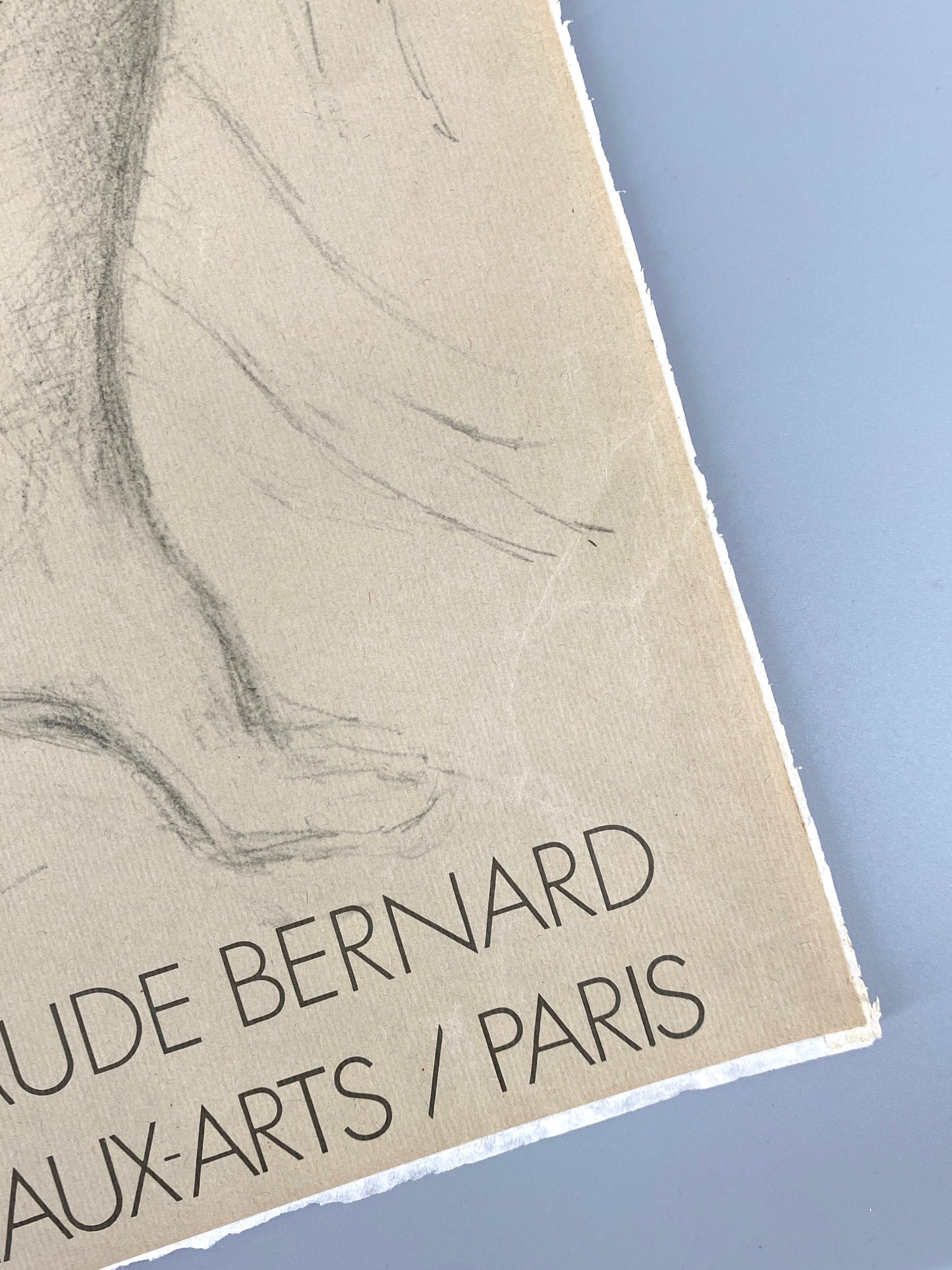 Ausstellungsplakat "Balthus. Dessins et Aquarelles" aus Paris, Galerie Claude Bernard 1971