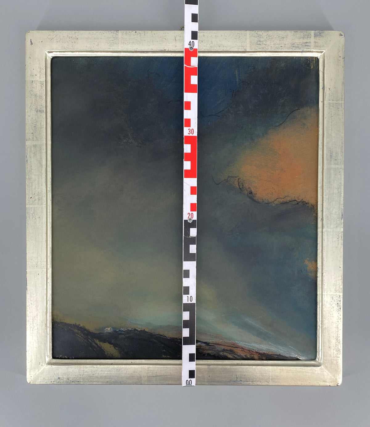 Acrylgemälde "Bergkapelle" (Kreta, Griechenland) in Holzrahmen, 1989