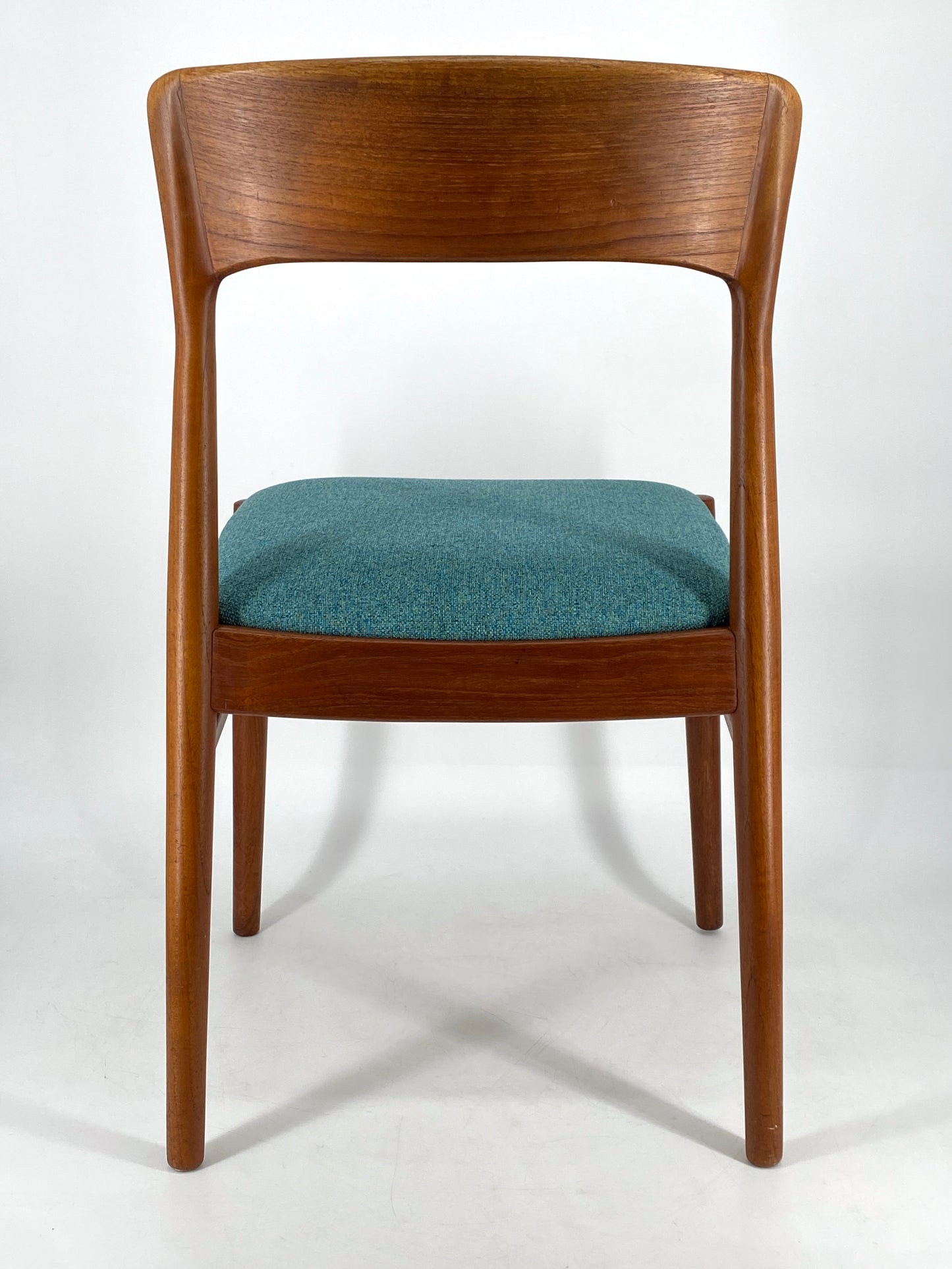 Set von vier Esszimmerstühlen aus Teakholz, KS Møbler, Dänemark