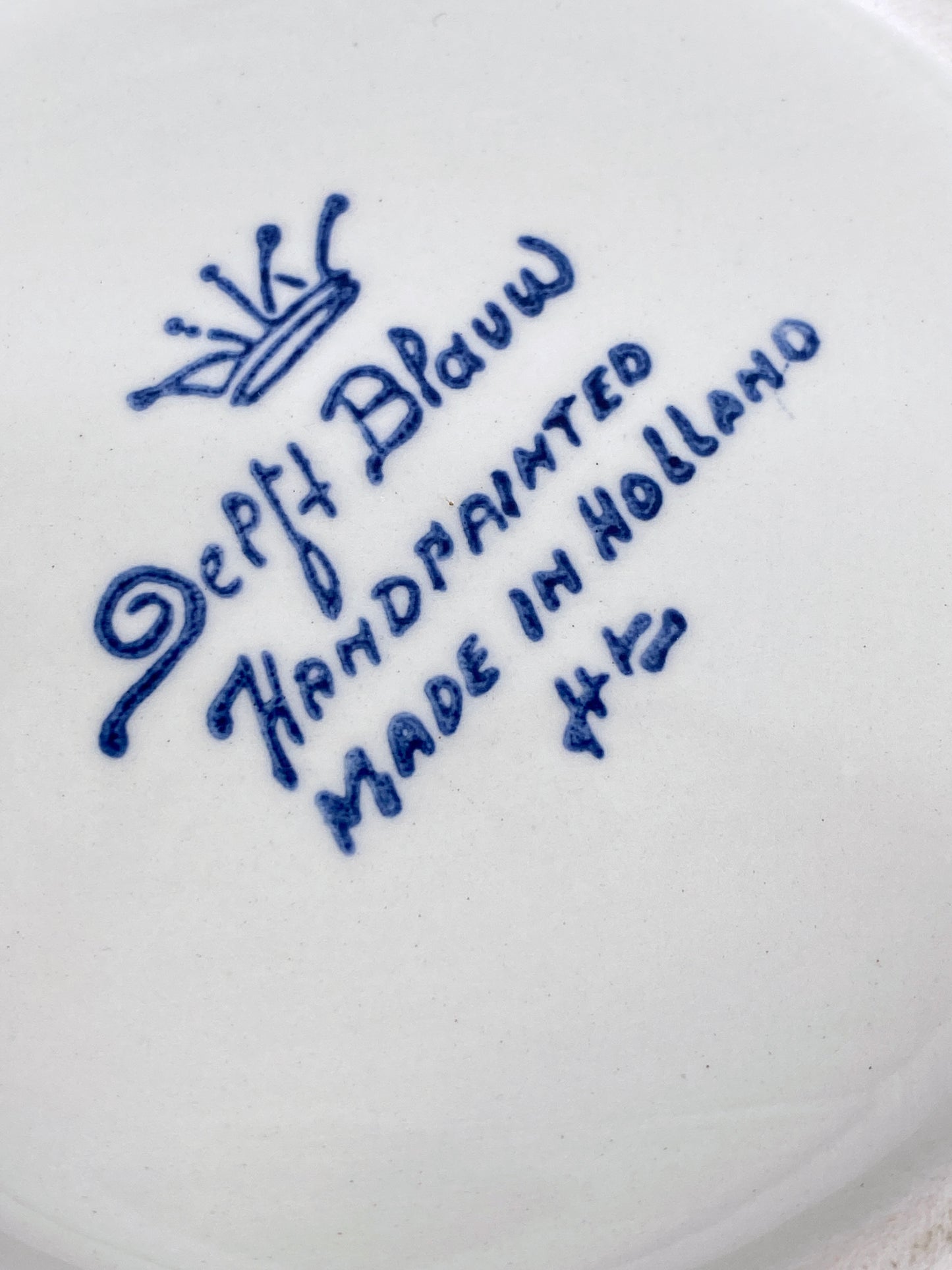 Zuckerdose von Delft, blau und weiß, aus Holland