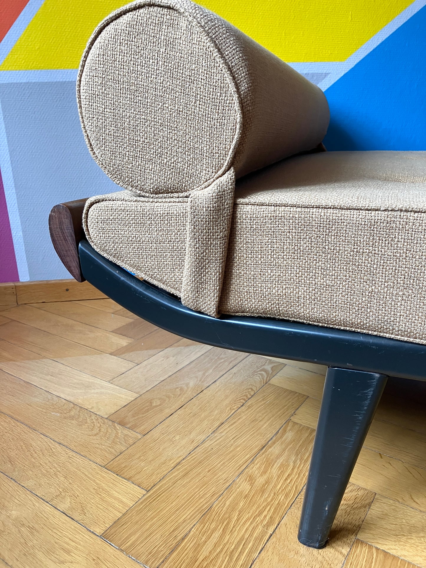 Mid Century Design Daybed/ Liege "Cleopatra" von (A. R.) Cordemeyer für AUPING, Niederlande 50er