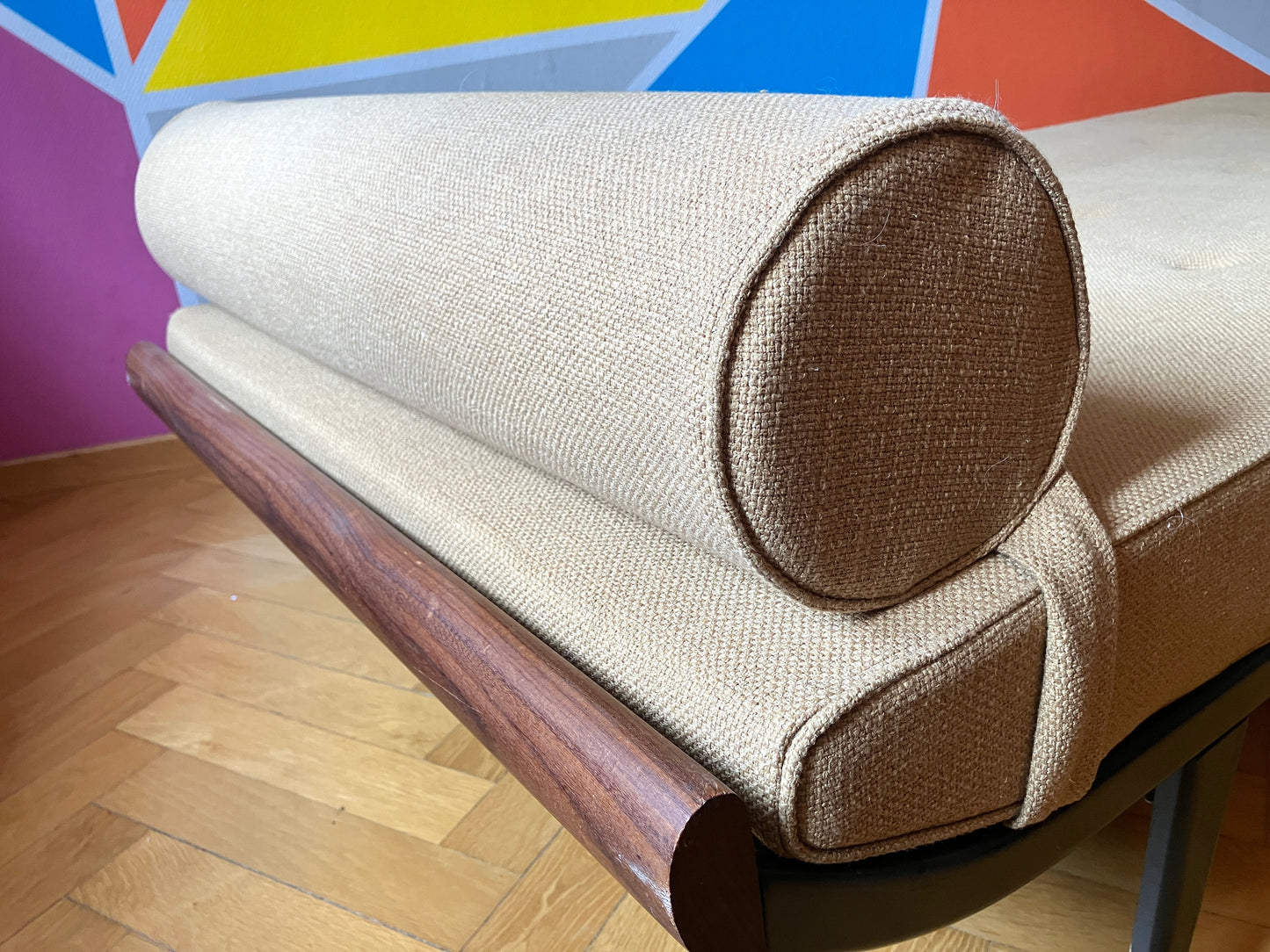 Mid Century Design Daybed/ Liege "Cleopatra" von (A. R.) Cordemeyer für AUPING, Niederlande 50er