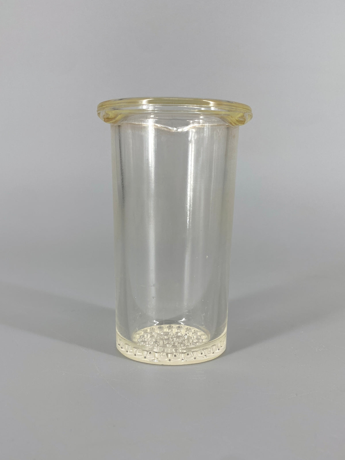 Teekanne mit Teesieb und Deckel von Wilhelm Wagenfeld (1900–1990), 1,5L, Jenaer Glas