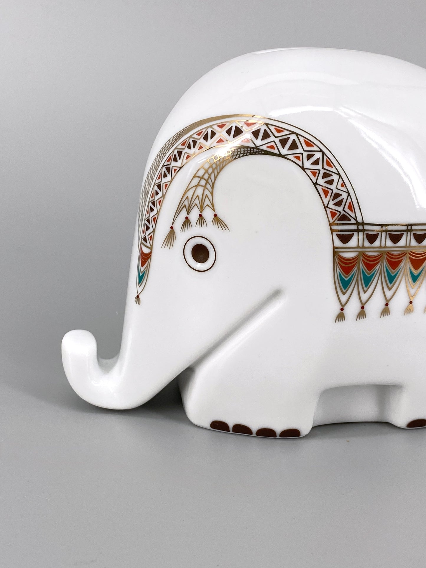 Porzellan Spardose Elefant "Drumbo" von Luigi Colani für Höchst Decor