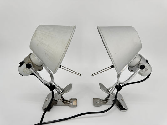2x Klemmleuchte Michele De Lucchi und Giancarlo Fassina für Artemide