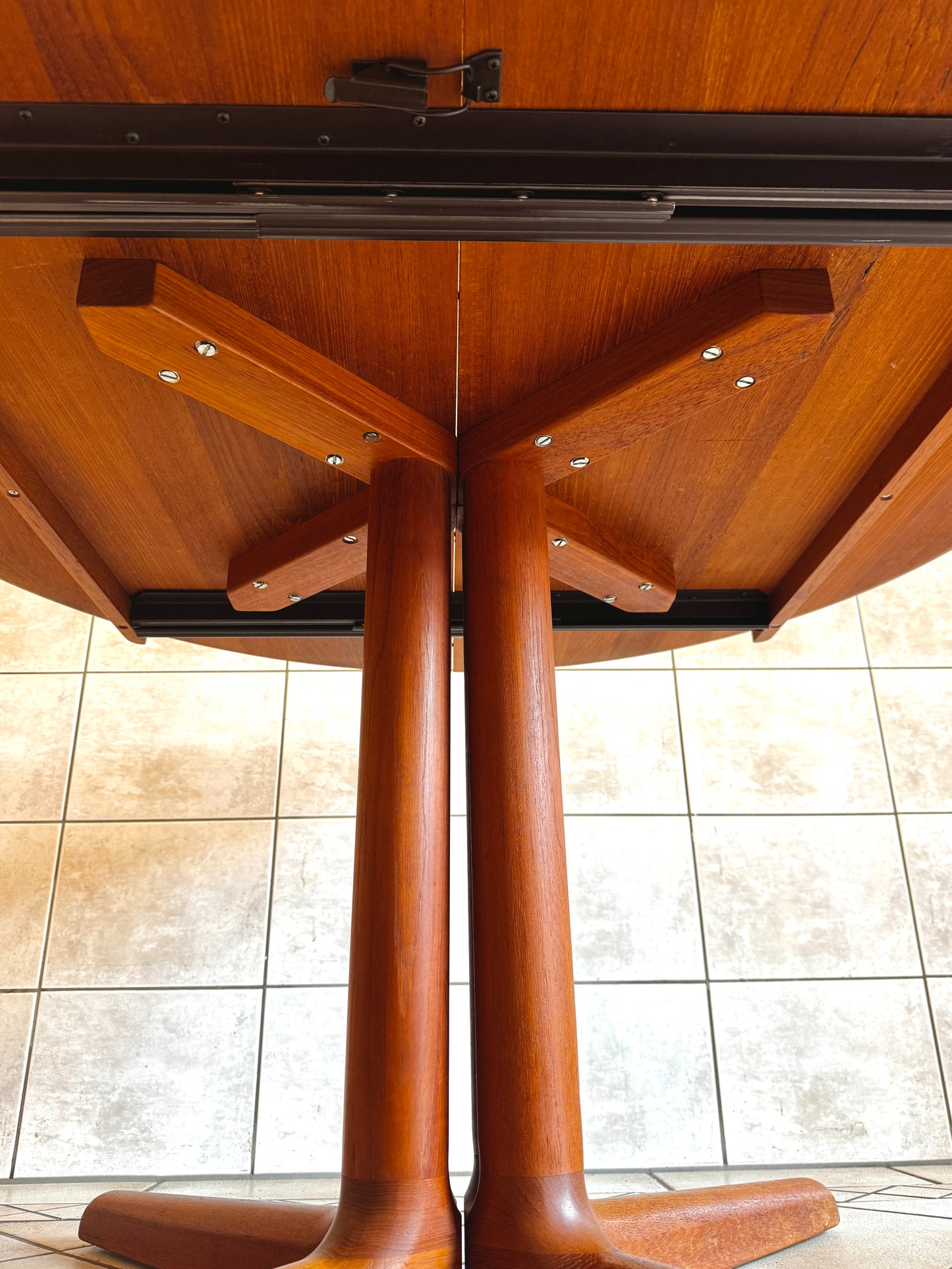 Ausziehtisch Teak Niels Ø. Moeller, Dänemark Mid Century